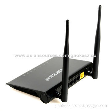 Protocol Standard 802.11N 300Mbps Wireless Router, 2*5dBm Antenna, 2.4GHz Frequency